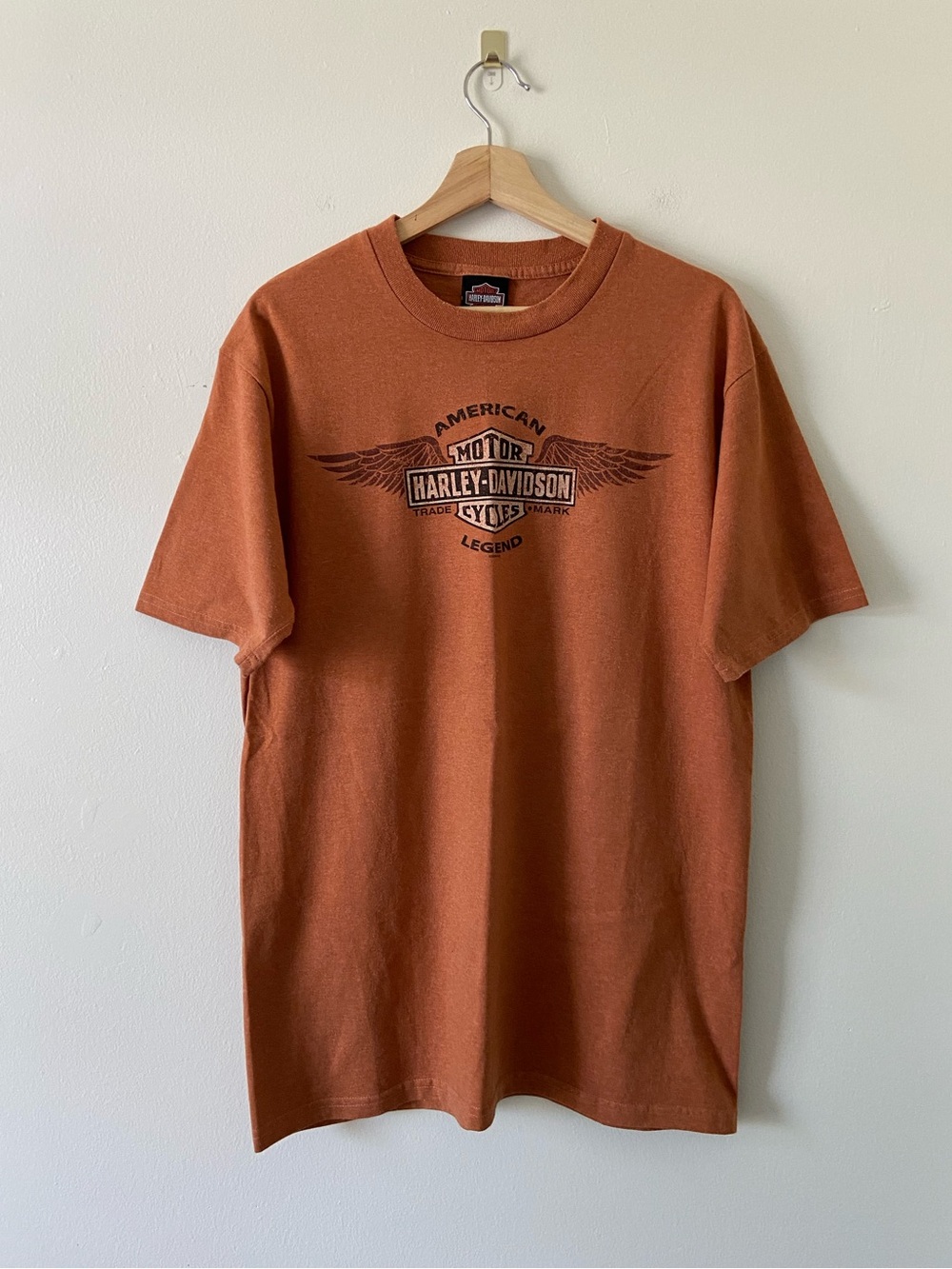 Harley Davidson Burnt Orange Tee